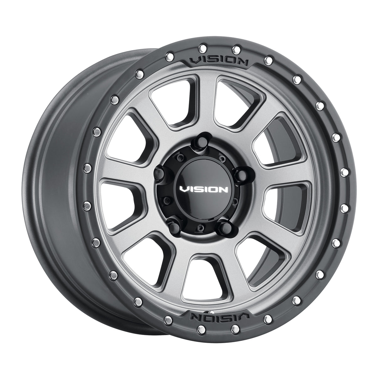 20x9 Vision 350 Ojos Satin Grey Wheel 5x150 (12mm)