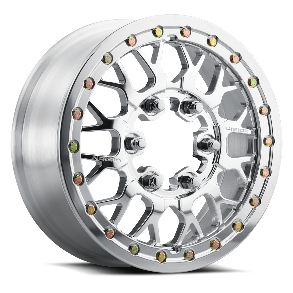 15x6 Vision 346 Storm Polished FORGED UTV BEADLOCK Wheel 6x5.5 (50.6mm)