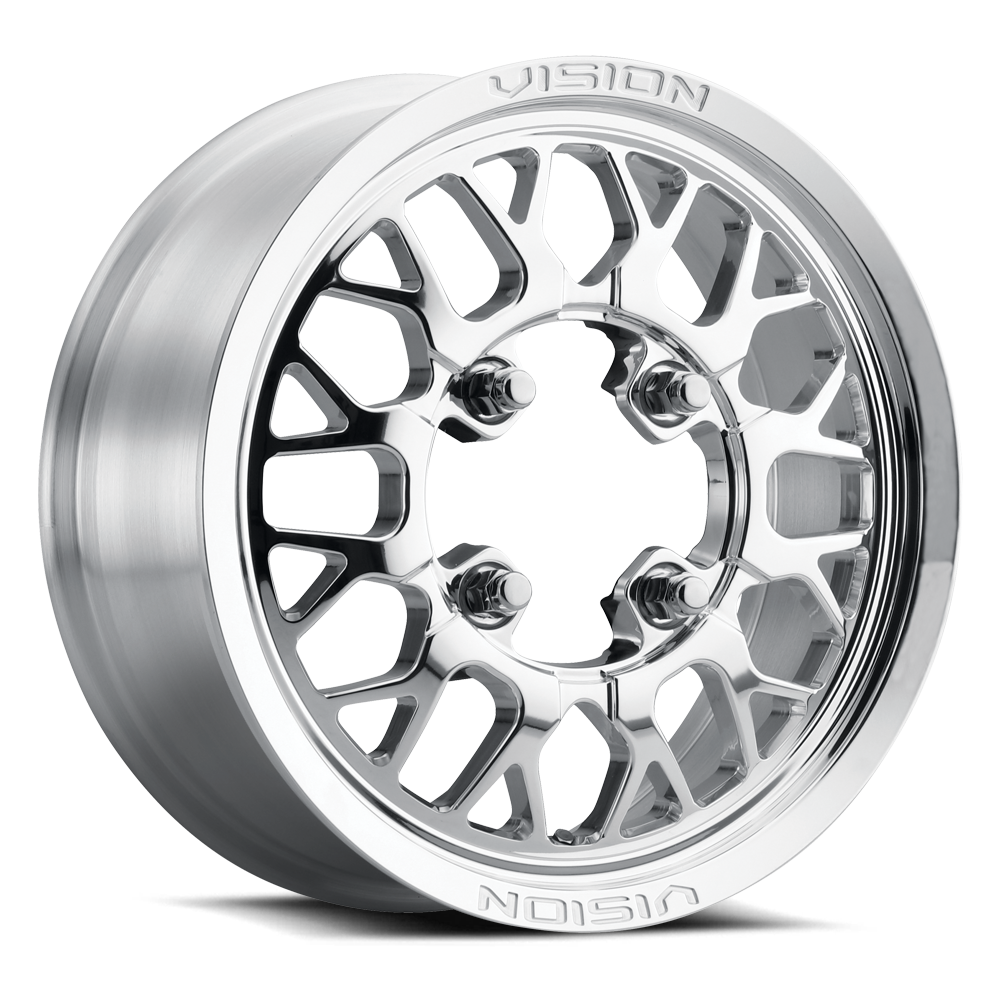 15x7 Vision 346 Storm Polished FORGED UTV Wheel 4x137 (38mm)