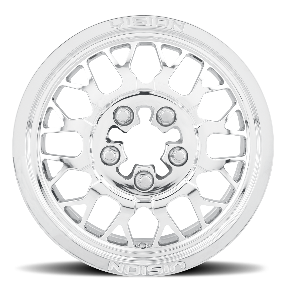 15x7 Vision 346 Storm Polished FORGED UTV Wheel 5x4.5 (61mm)