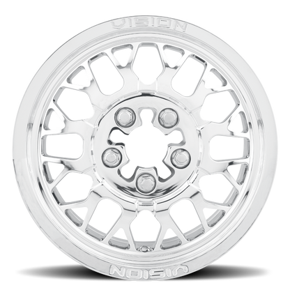 15x6 Vision 346 Storm Polished FORGED UTV Wheel 5x4.5 (50.6mm)