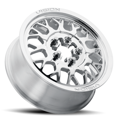 15x6 Vision 346 Storm Polished FORGED UTV Wheel 5x4.5 (50.6mm)