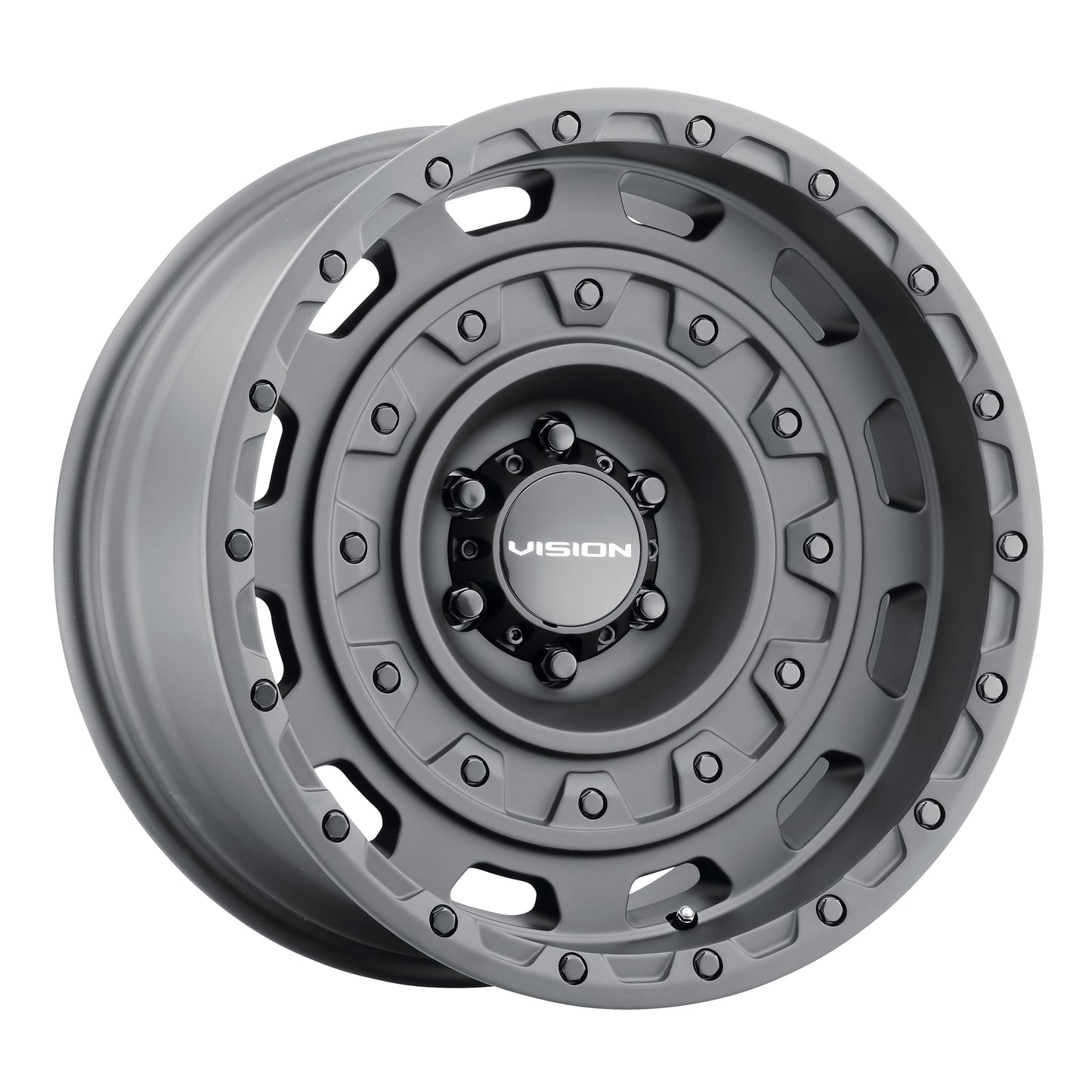 20x9.5 Vision 403 Tactical Satin Black Wheel 5x150 (12mm)