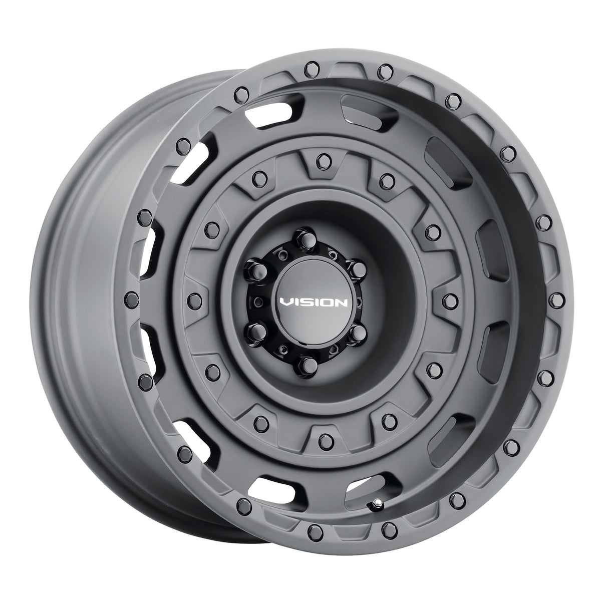 20x9.5 Vision 403 Tactical Satin Black Wheel 5x150 (12mm)