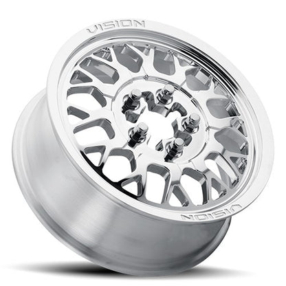 15x10 Vision 346 Storm Polished FORGED UTV Wheel 6x5.5 (25mm)