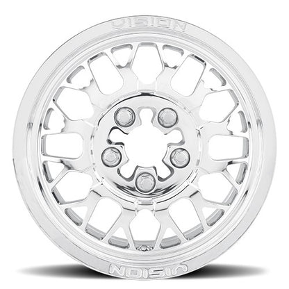 15x6 Vision 346 Storm Polished FORGED UTV Wheel 6x5.5 (50.6mm)