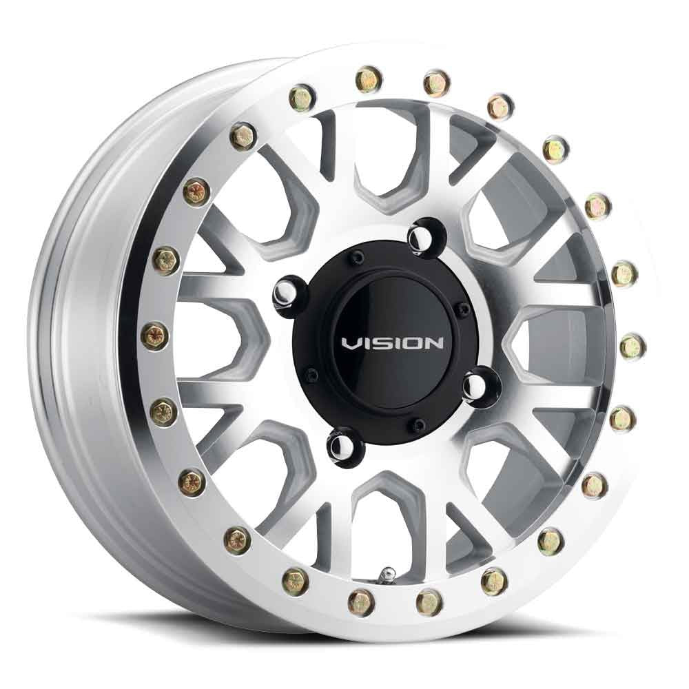 15x6 Vision GV8 Invader Machined UTV BEADLOCK Wheel 4x110 (38mm)