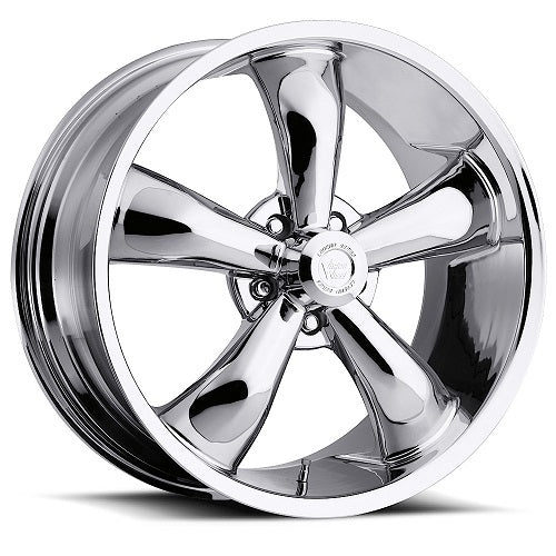 18x8.5 American Muscle 142 Legend 5 Chrome Wheel 5x5 (32mm)