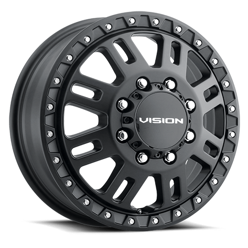 16x6 Vision 408 Manx 2 Dually Black Front DUALLY Wheel 8x170 (115mm)