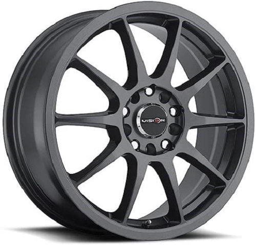 16x7 Vision 425 Bane Gunmetal Wheel 5x112/5x4.5 (48mm)