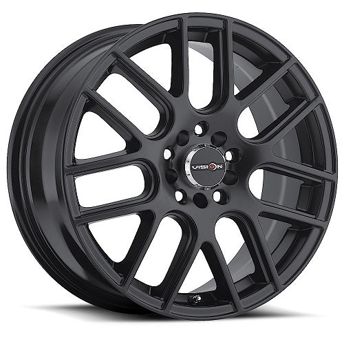 16x7 Vision 426H Cross Matte Black Wheel 4x100/4x4.25 (42mm)