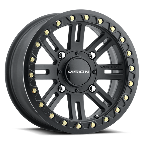 14x7 Vision 356 Manx 2 Satin Black UTV BEADLOCK Wheel 4x137 (13mm)