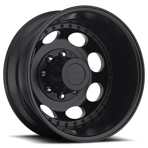 19.5x6.75 Vision 181H Hauler Duallie Matte Blk Rr Wheel 8x210 (-143mm)