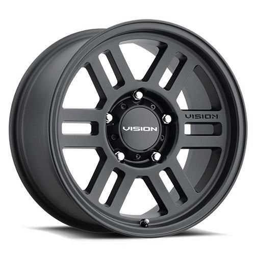 15x7.5 Vision Off-Road 355 Overland Satin Black Wheel 5x4.5 (-12mm)