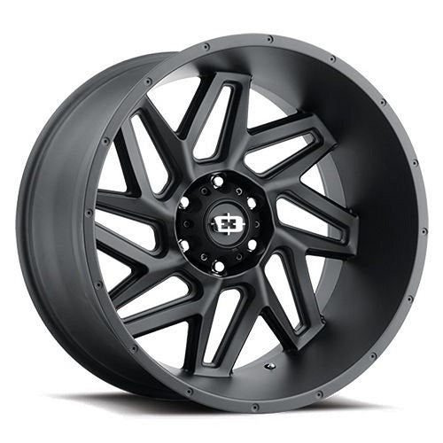 20x9 Vision Off-Road 361 Spyder Satin Black Wheel 5x150 (12mm)