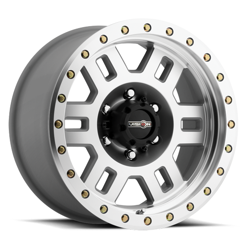 18x9 Vision Off-Road 398 Manx Machined Wheel 6x5.5 (18mm)
