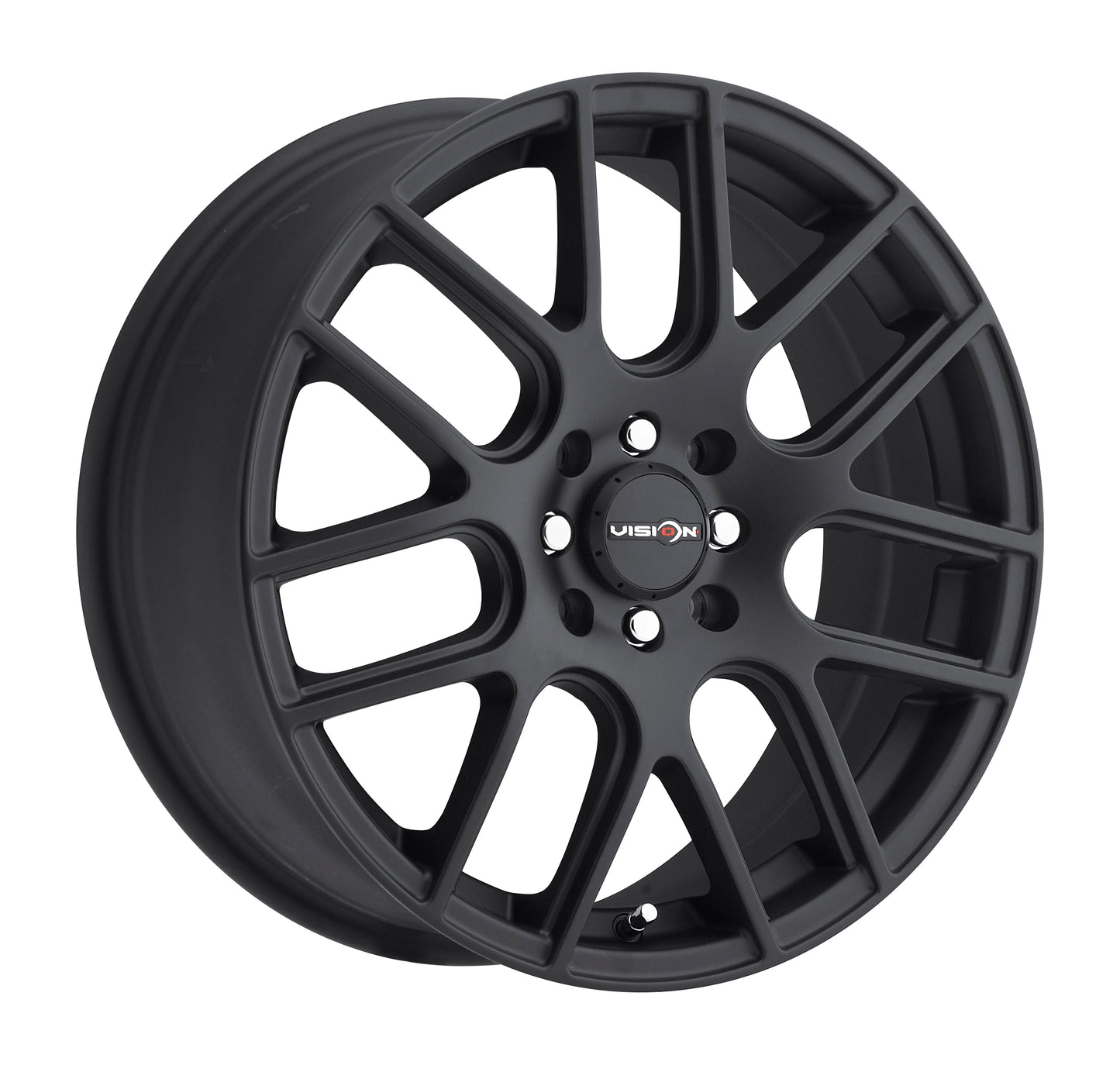 20x8.5 Vision 426H Cross Matte Black Wheel 5x4.5 (40mm)