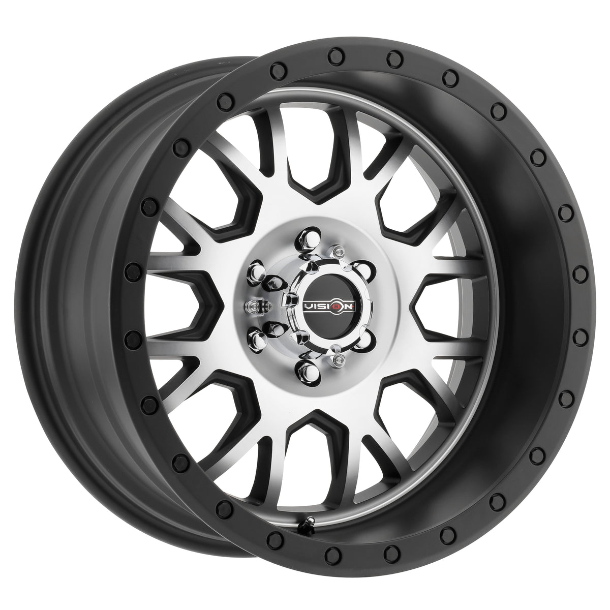 15x6 Vision GV8 Invader Machined UTV BEADLOCK Wheel 4x110 (38mm)