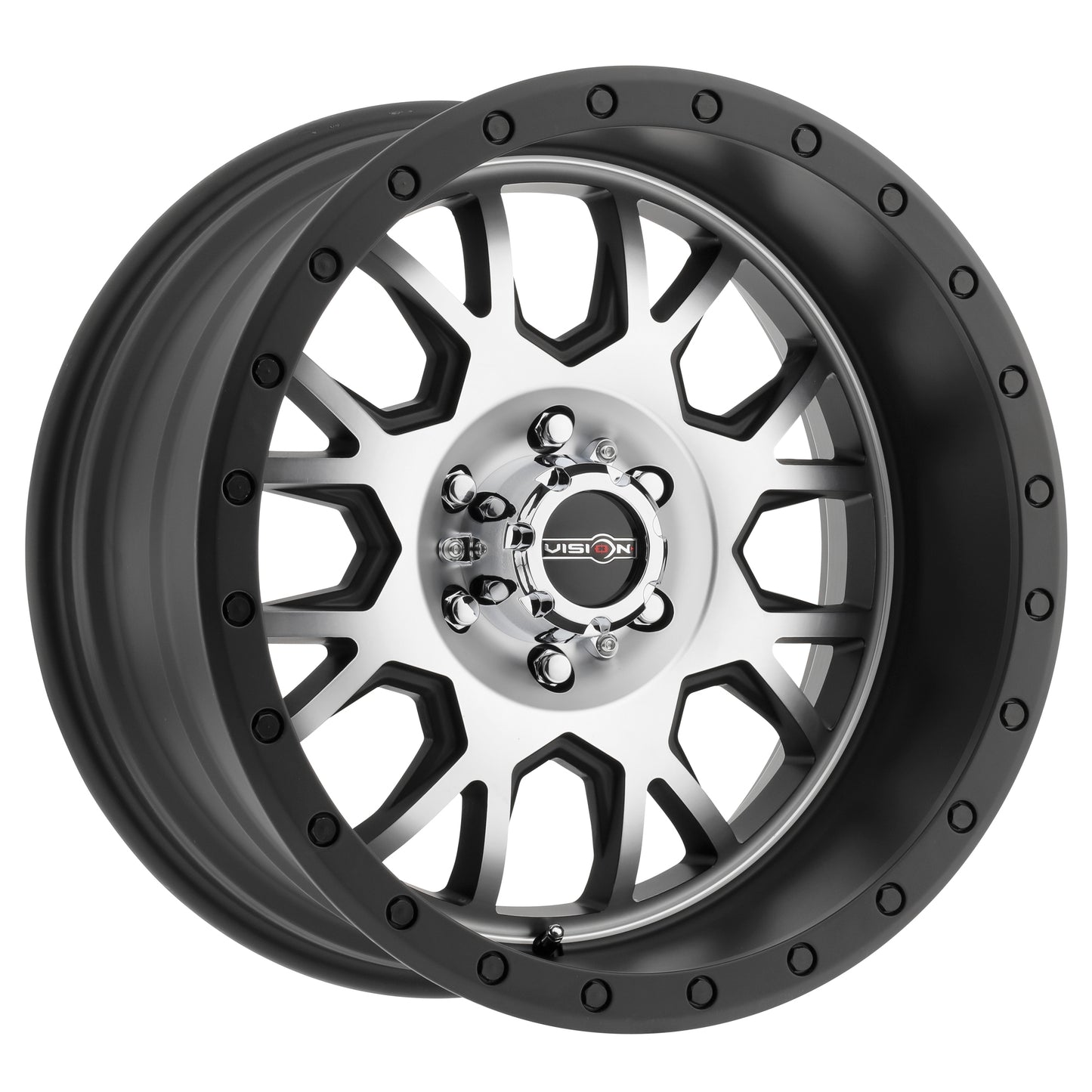 15x6 Vision GV8 Invader Machined UTV BEADLOCK Wheel 4x156 (38mm)