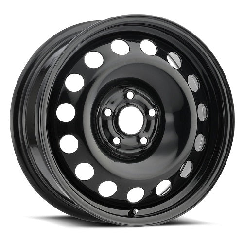 16x6.5 Vision HD SW60 Snow Black Wheel 5x105 (39mm) CAPS SEPARATE