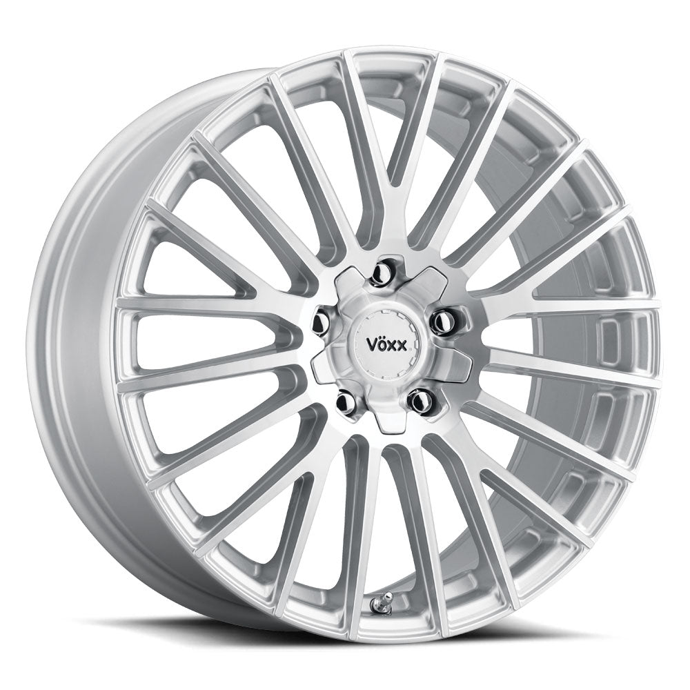 17x7.5 Voxx Capo Silver Mach Face Wheel 5x112/5x120 (38mm)