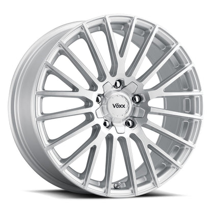 17x7.5 Voxx Capo Silver Mach Face Wheel 5x112/5x120 (38mm)