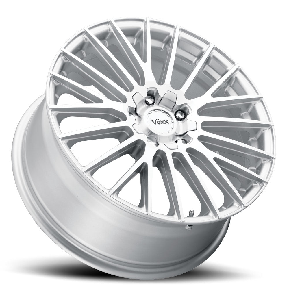 17x7.5 Voxx Capo Silver Mach Face Wheel 5x112/5x120 (38mm)