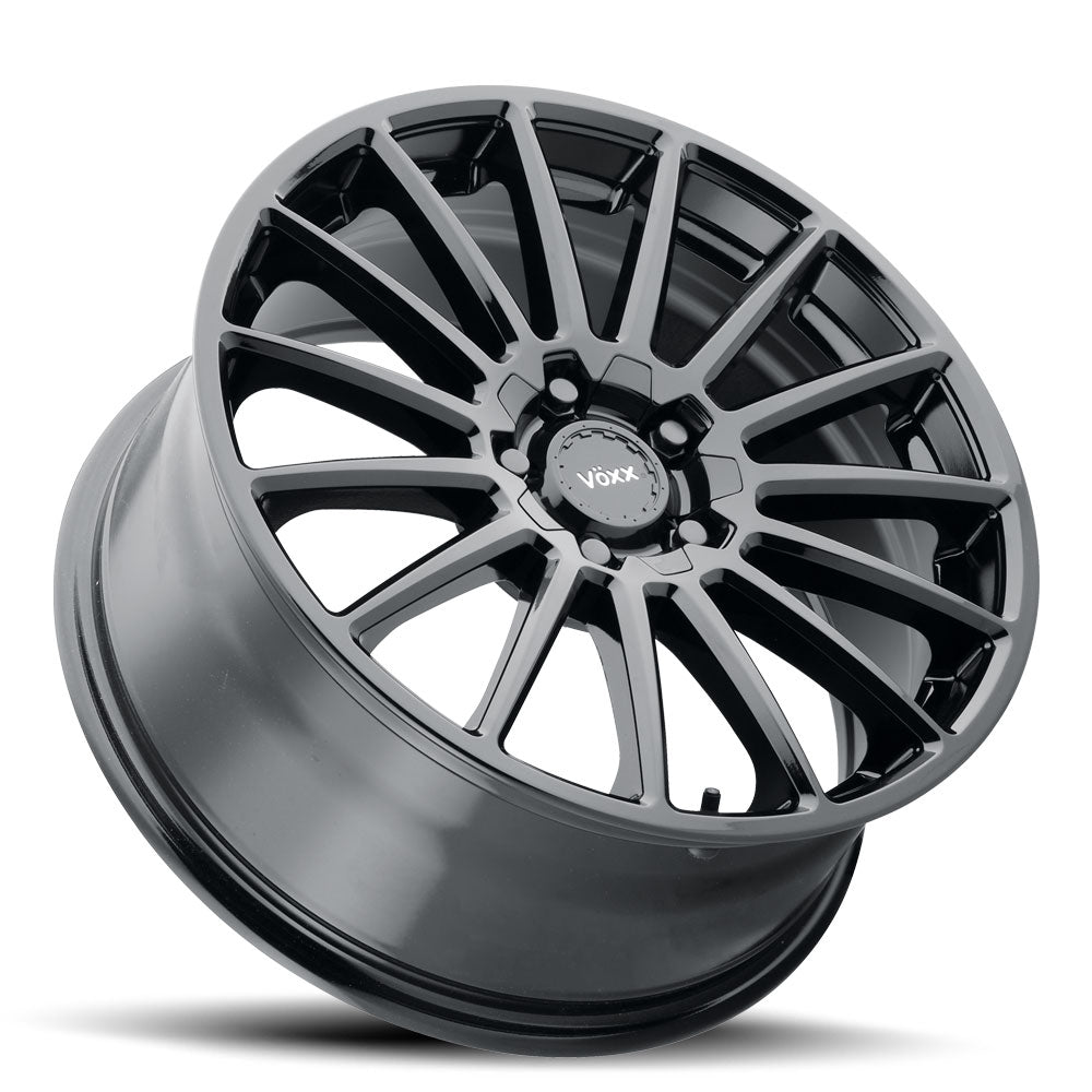 18x8 Voxx Casina Gloss Black Wheel 5x112/5x120 (45mm)