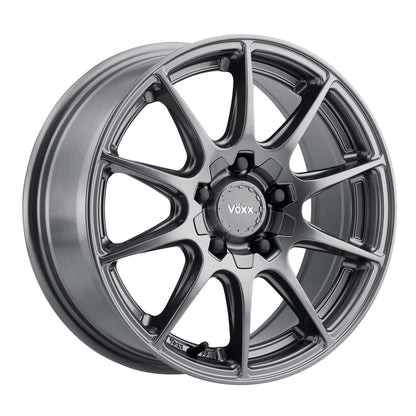 18x8 Voxx Cotto Gunmetal Wheel 5x4.25/5x4.5 (40mm)