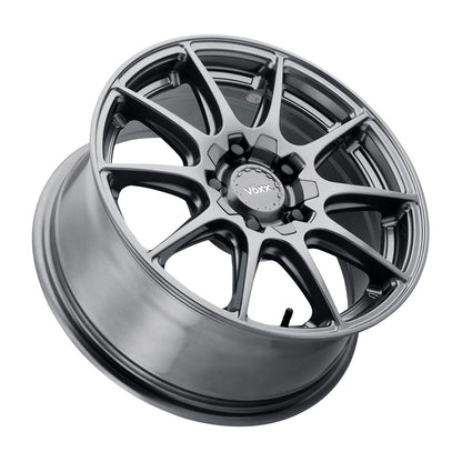 18x8 Voxx Cotto Gunmetal Wheel 5x4.25/5x4.5 (40mm)