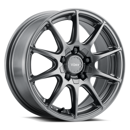 17x7.5 Voxx Cotto Gunmetal Wheel 5x100/5x4.5 (40mm)