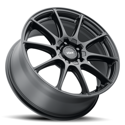 18x8 Voxx Cotto Matte Black Wheel 5x4.25/5x4.5 (40mm)