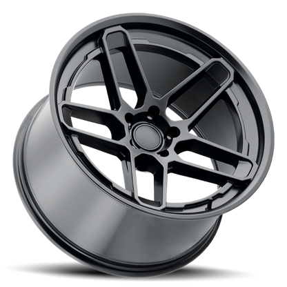 20x9 Voxx Replica D17 Matte Black Wheel 5x115 (20mm)