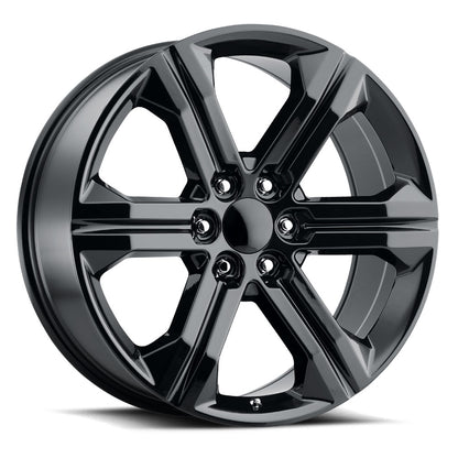 22x9 Voxx Replica Denali 3 Gloss Black Wheel 6x5.5 (24mm)