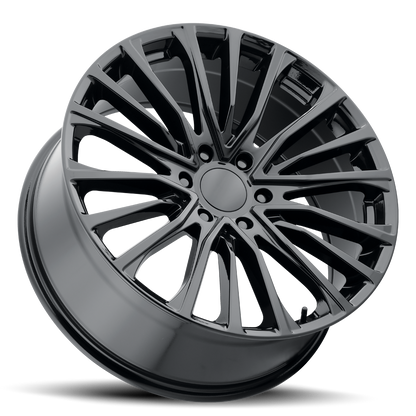 22x9 Voxx Replica SMM Gloss Black Wheel 6x5.5 (28mm)