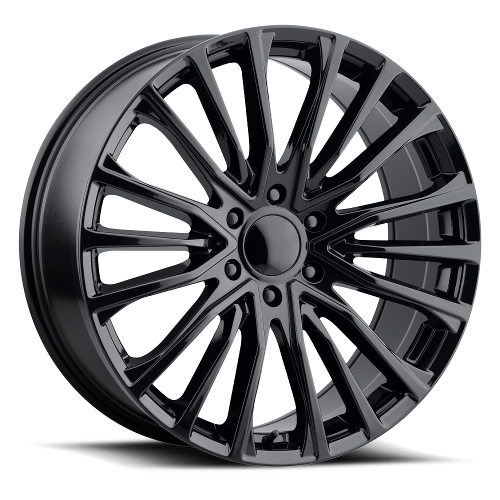 22x9 Voxx Replica SMM Gloss Black Wheel 6x5.5 (28mm)