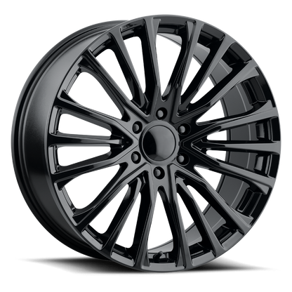 22x9 Voxx Replica SMM Gloss Black Wheel 6x5.5 (28mm)
