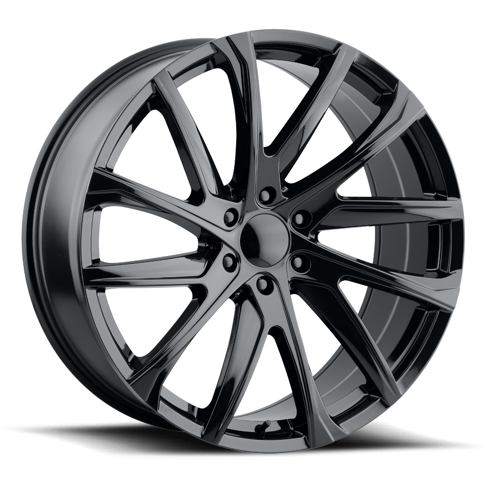 22x9 Voxx Replica SSX Gloss Black Wheel 6x5.5 (28mm)