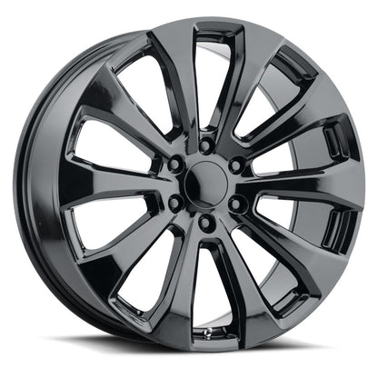 22x9 Voxx Replica High Country Gloss Black Wheel 6x5.5 (28mm)