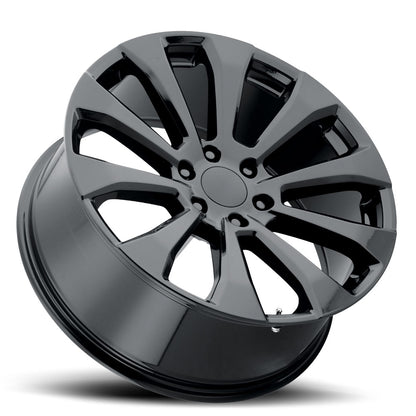 22x9 Voxx Replica High Country Gloss Black Wheel 6x5.5 (28mm)