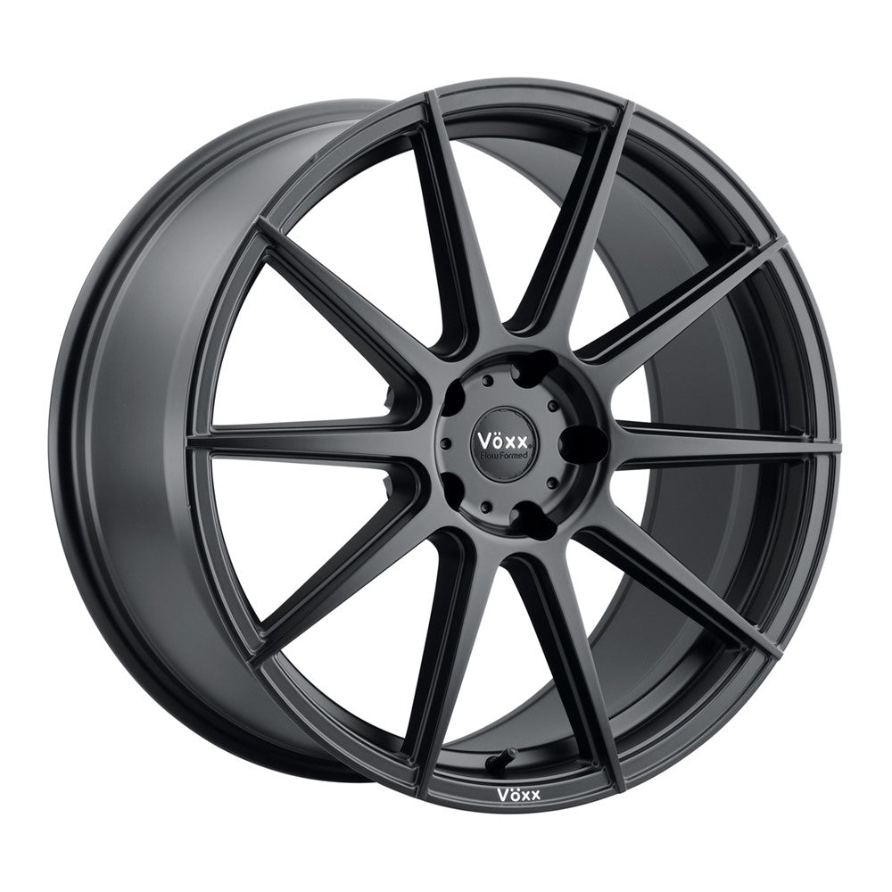 18x8.5 Voxx Lucca Matte Black Wheel 5x4.5 (35mm)