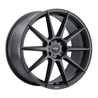 18x8.5 Voxx Lucca Matte Black Wheel 5x4.5 (35mm)