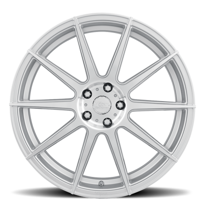 19x8.5 Voxx Lucca Silver w/Mach Face Wheel 5x4.5 (35mm)