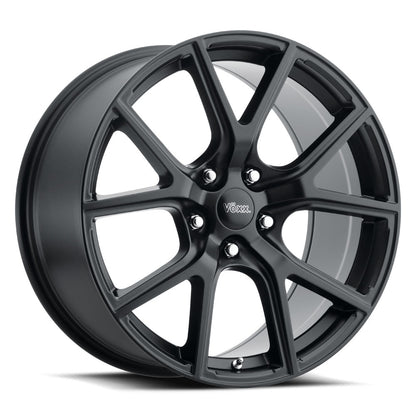 18x8 Voxx Lumi Matte Black Wheel 5x4.5 (40mm)