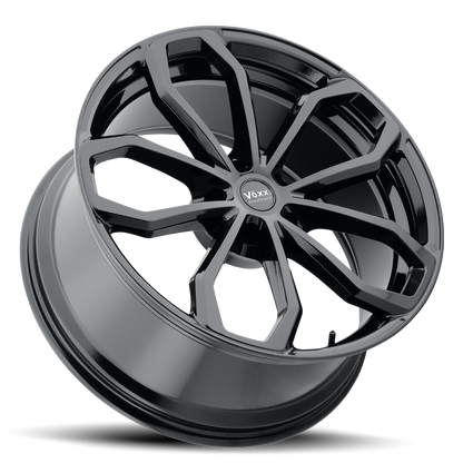 19x8.5 Voxx Malta Gloss Black Wheel 5x4.5 (35mm)