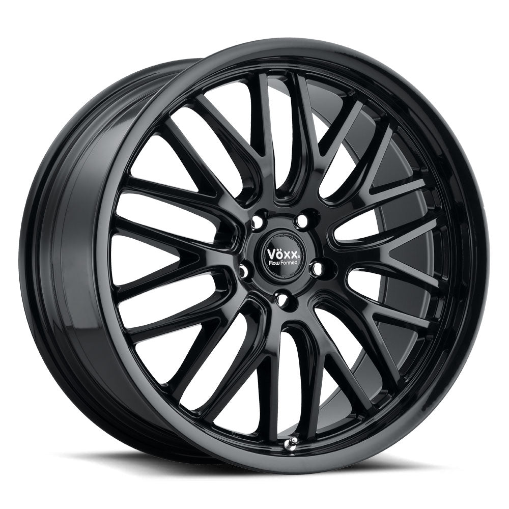 18x8 Voxx Masi Gloss Black Wheel 5x4.5 (45mm)