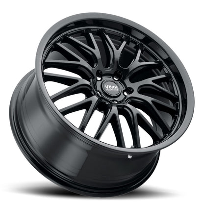 18x8 Voxx Masi Gloss Black Wheel 5x4.5 (45mm)