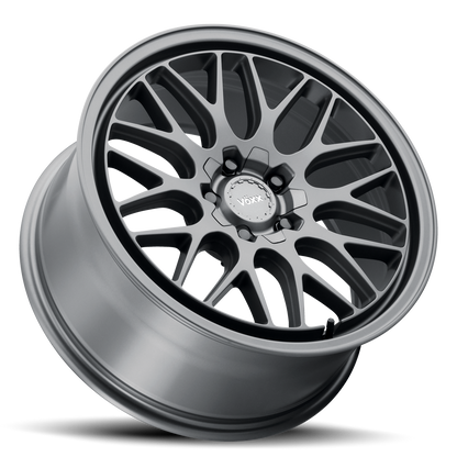 18x8.5 Voxx Noggara Carbon Grey Wheel 5x112/5x120 (35mm)