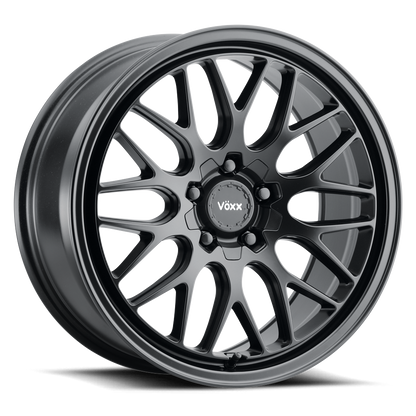 18x8 Voxx Noggara Matte Black Wheel 5x4.25/5x4.5 (40mm)
