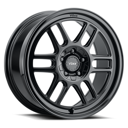 18x8.5 Voxx Notto Gloss Black Wheel 5x110/5x115 (40mm)